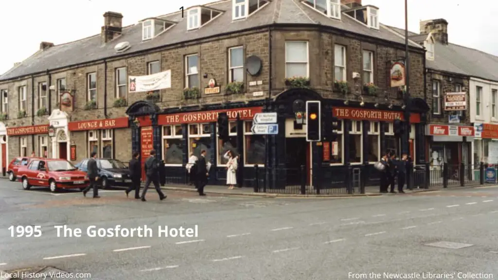 1995 photo of the Gosforth Hotel on the junction of Gosforth High Street and Salters Road