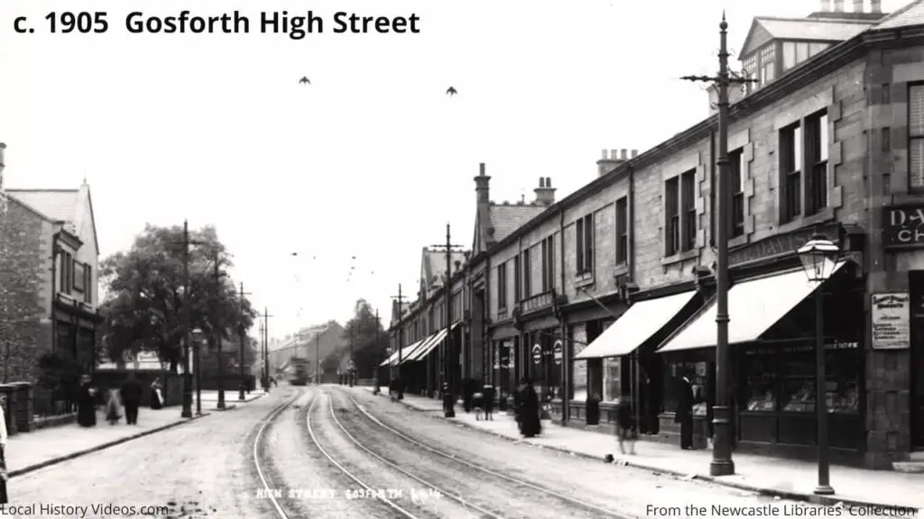 Gosforth High Street, Newcastle upon Tyne, circa 1905