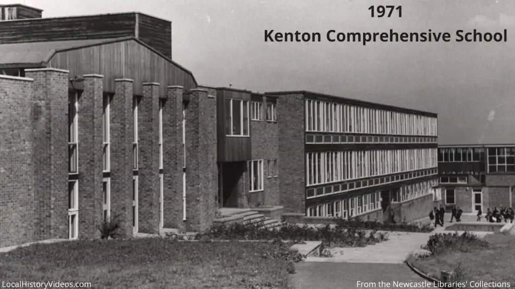 Kenton Comprehensive School, Newcastle upon Tyne, in 1971