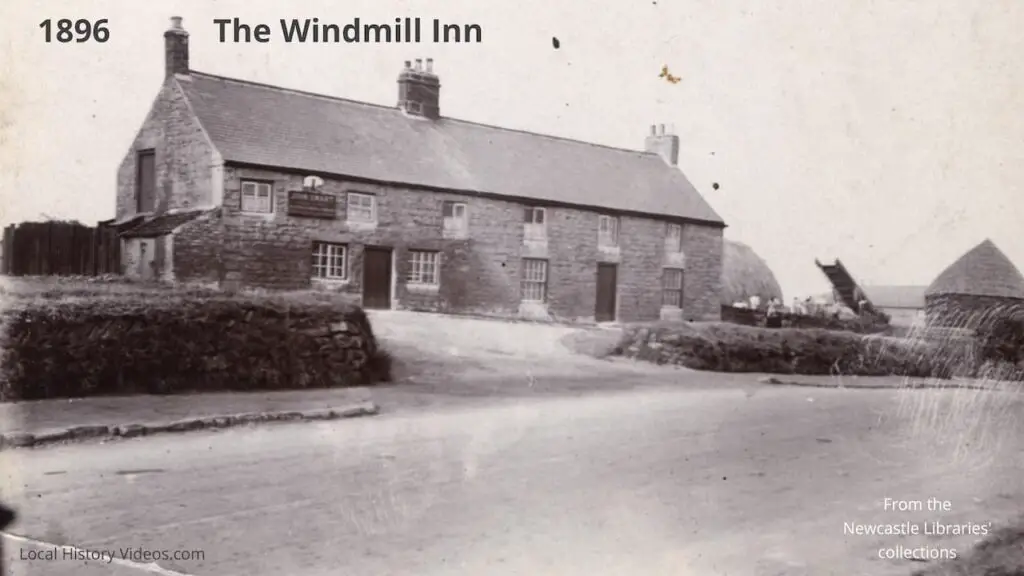 Old photo of the Windmill Inn, Cowgate, Newcastle upon Tyne