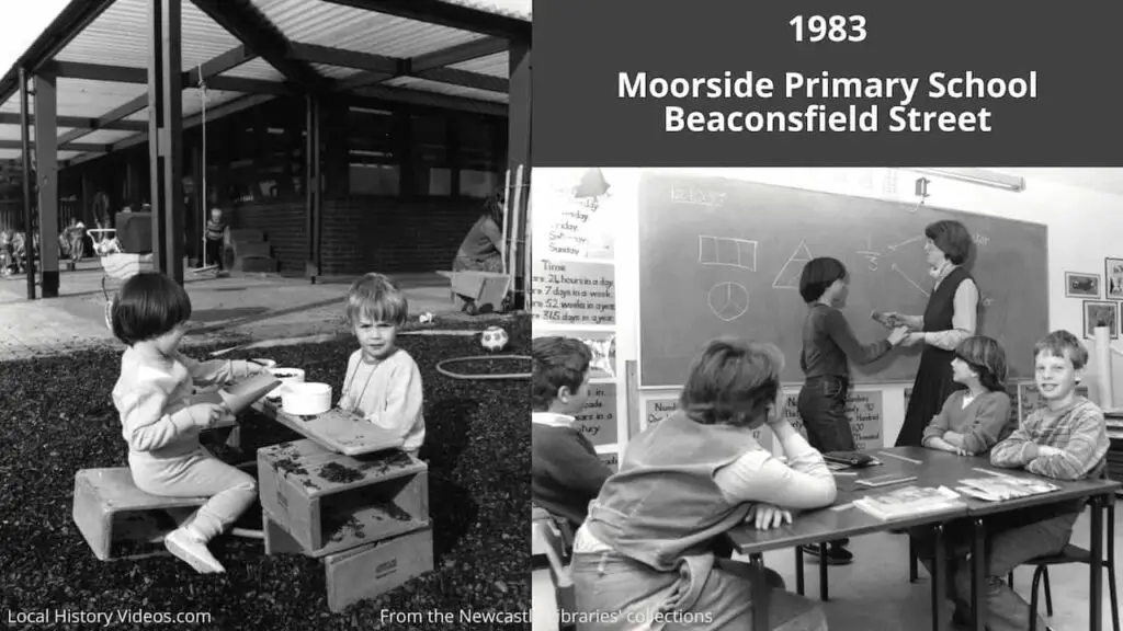 Photos of Moorside Primary School, Beaconsfield Street, Newcastle upon Tyne, in 1983