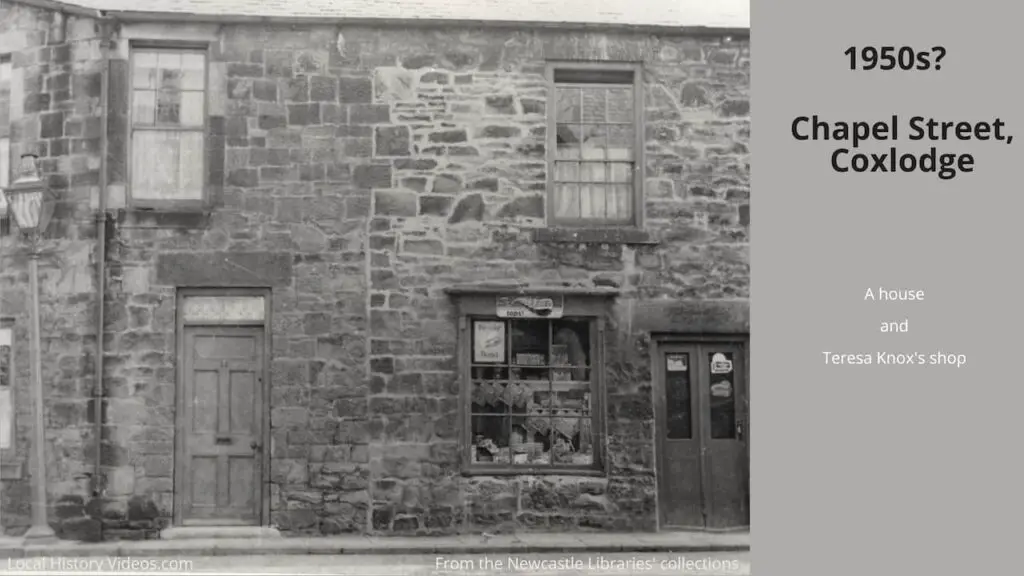Teresa Knox's shop on Chapel Shop, Newcastle upon Tyne, circa 1950s