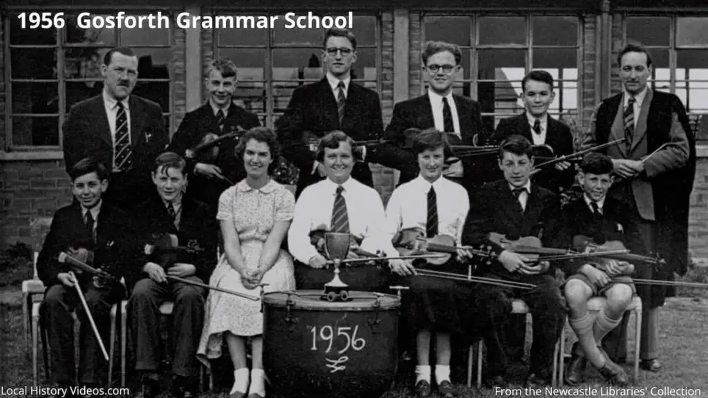 The 1956 Gosforth Grammar School musicians