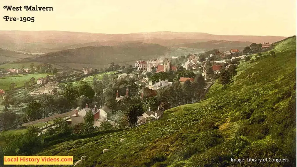 Old photo of West Malvern, Worcestershire, pre 1905