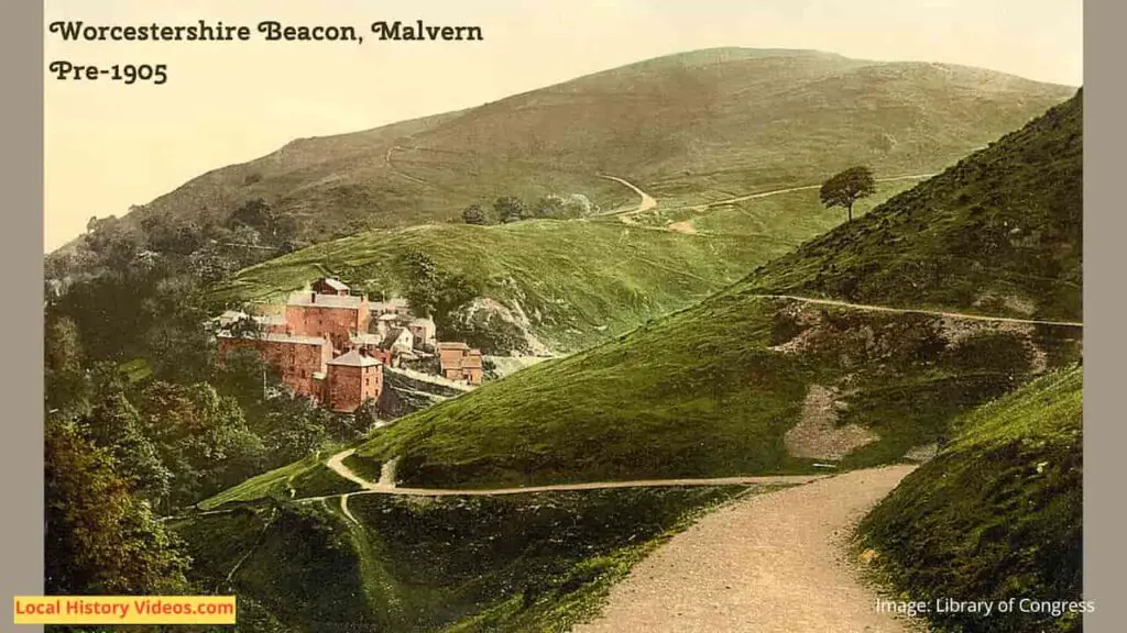 The Worcestershire Beacon, Malvern, England, pre 1905