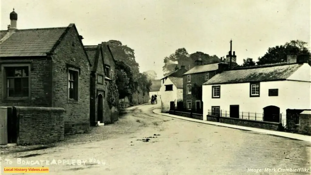 Old photo postcard, to Bondgate Appleby