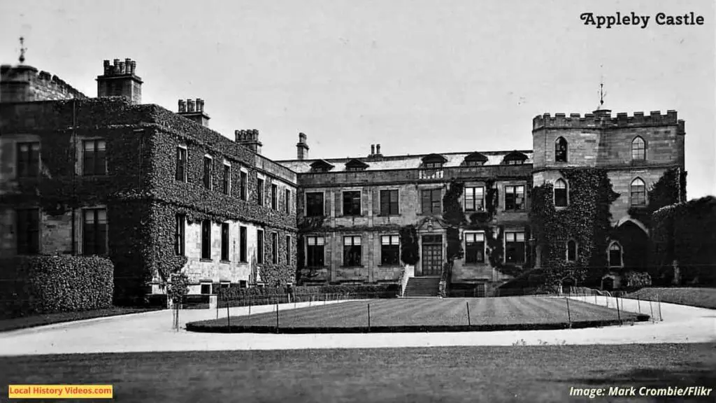 Vintage photo postcard of Appleby Castle, England