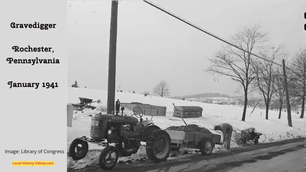 Old photo of Rochester, Pennsylvania in 1941