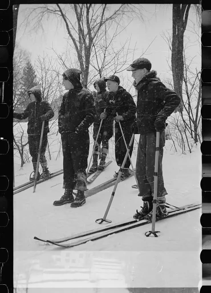 Snow Carnival in Lancaster, New Hampshire, in February 1936