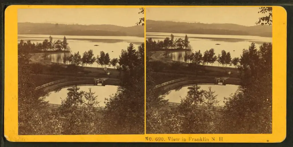 View in Franklin, N.H. circa 1870